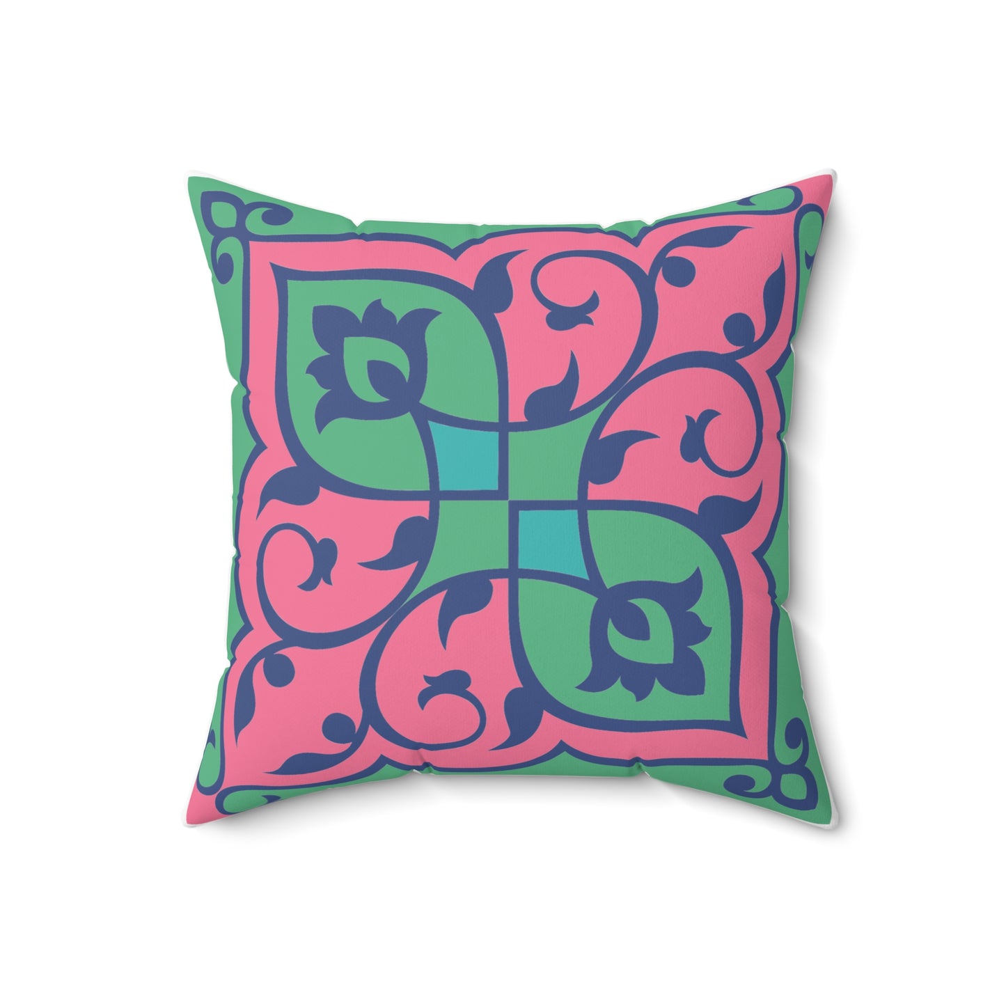 Aesthetic Faux Suede Square Pillow