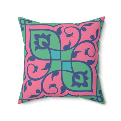 Aesthetic Faux Suede Square Pillow